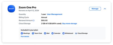 Zoom billing support.